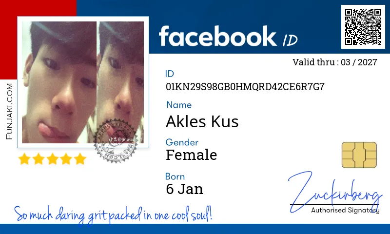 Facebook ID Card