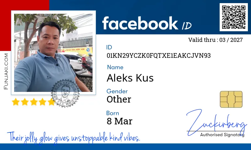 Facebook ID Card