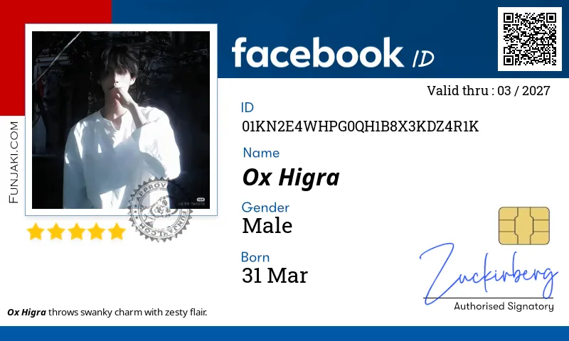 Facebook ID Card