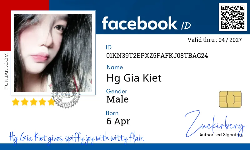Facebook ID Card