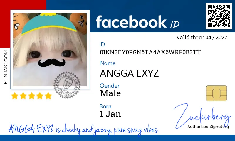 Facebook ID Card