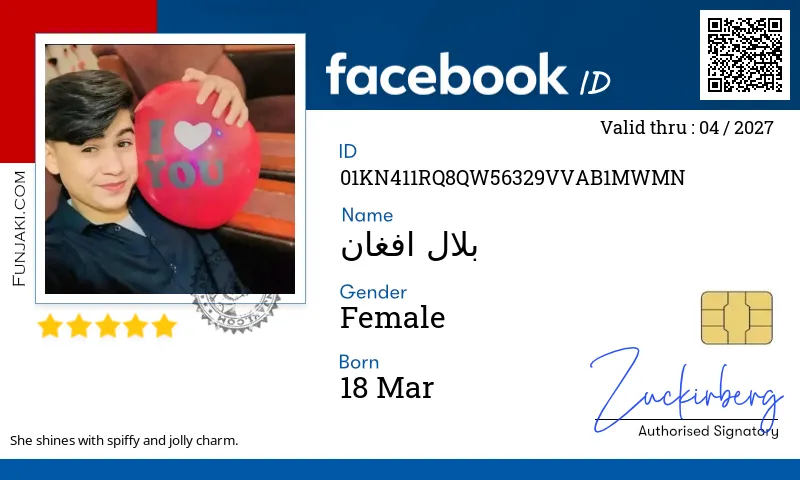 Facebook ID Card