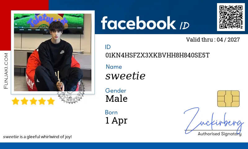 Facebook ID Card