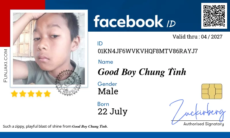 Facebook ID Card