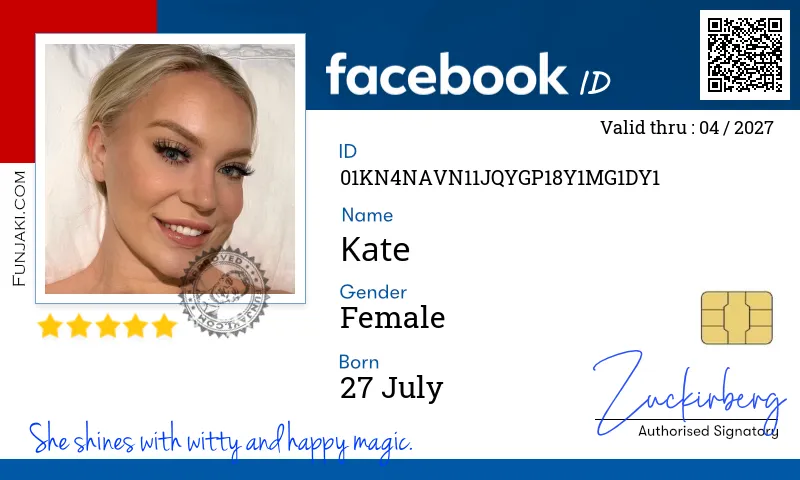 Facebook ID Card