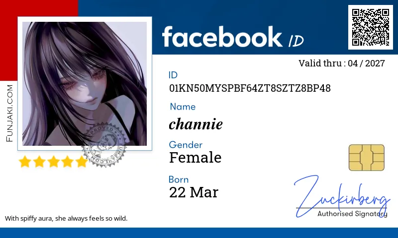 Facebook ID Card