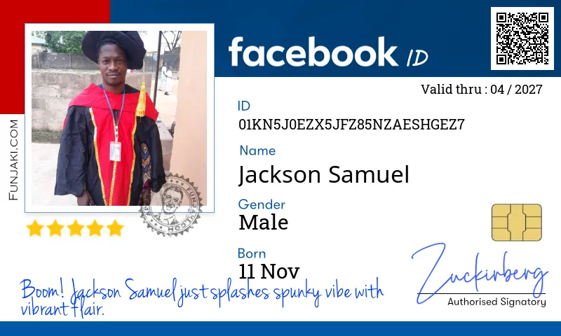 Facebook ID Card