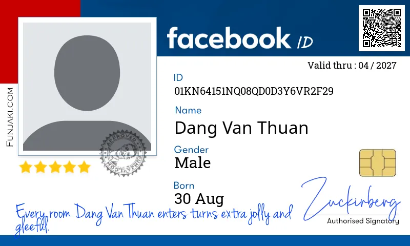 Facebook ID Card
