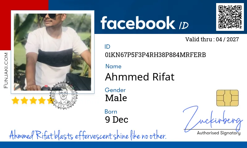 Facebook ID Card