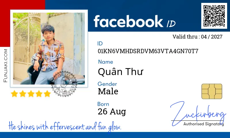 Facebook ID Card