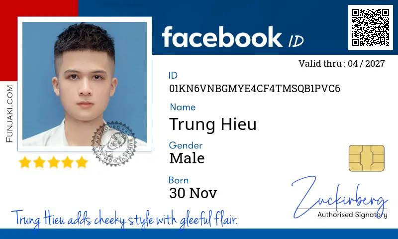 Facebook ID Card