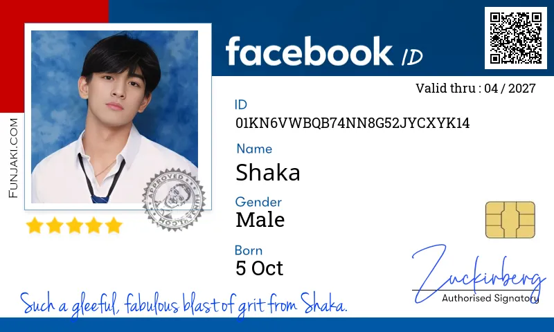 Facebook ID Card