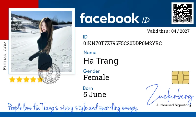 Facebook ID Card