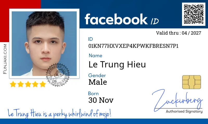 Facebook ID Card