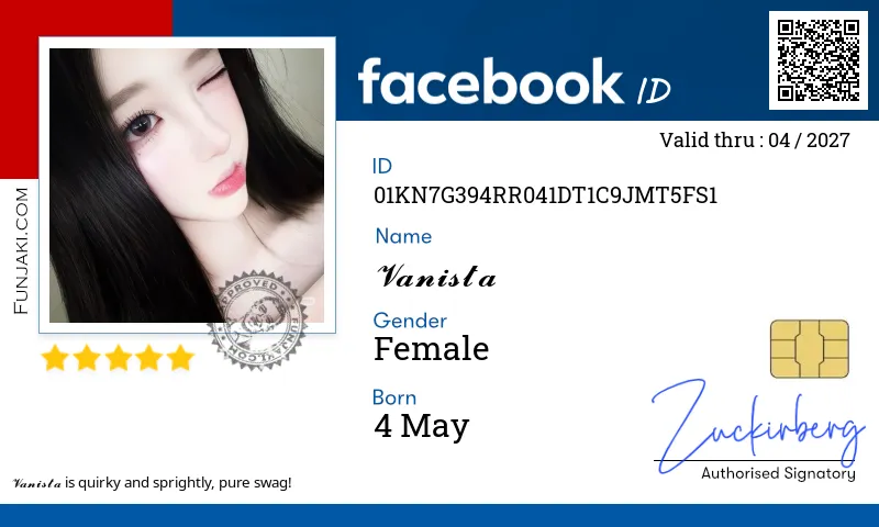 Facebook ID Card