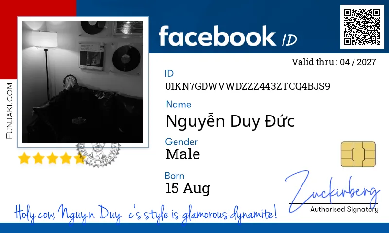 Facebook ID Card