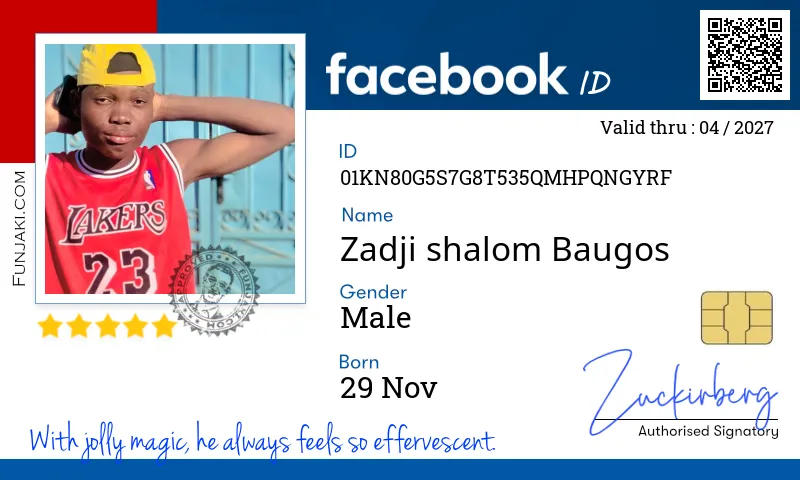 Facebook ID Card