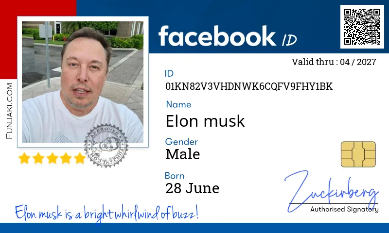 Facebook ID Card