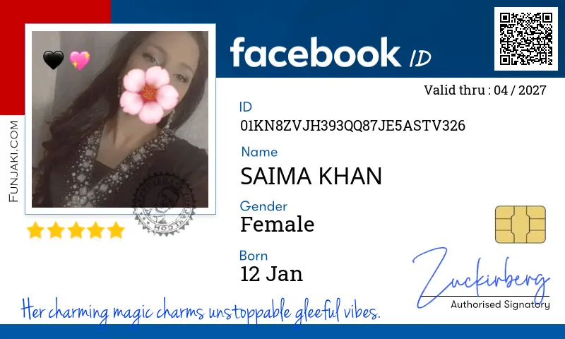 Facebook ID Card