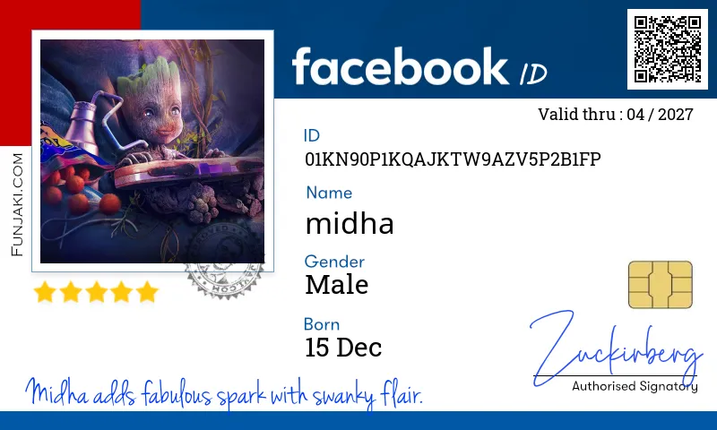 Facebook ID Card