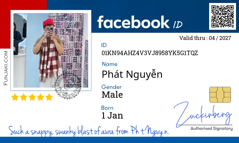Facebook ID Card