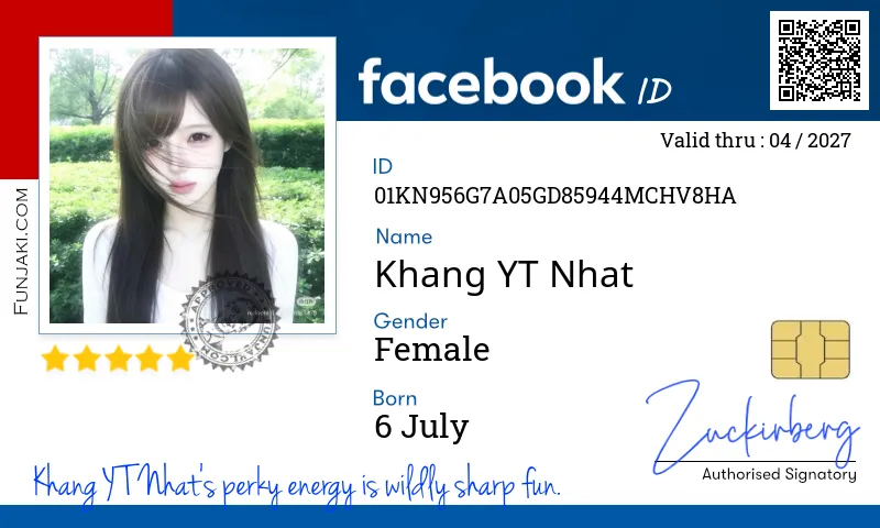 Facebook ID Card