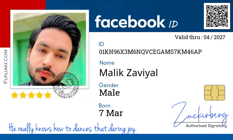 Facebook ID Card