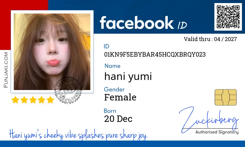 Facebook ID Card