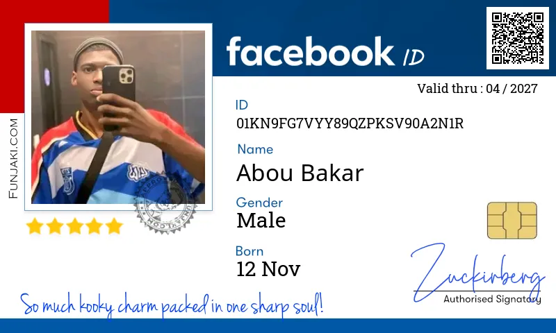 Facebook ID Card