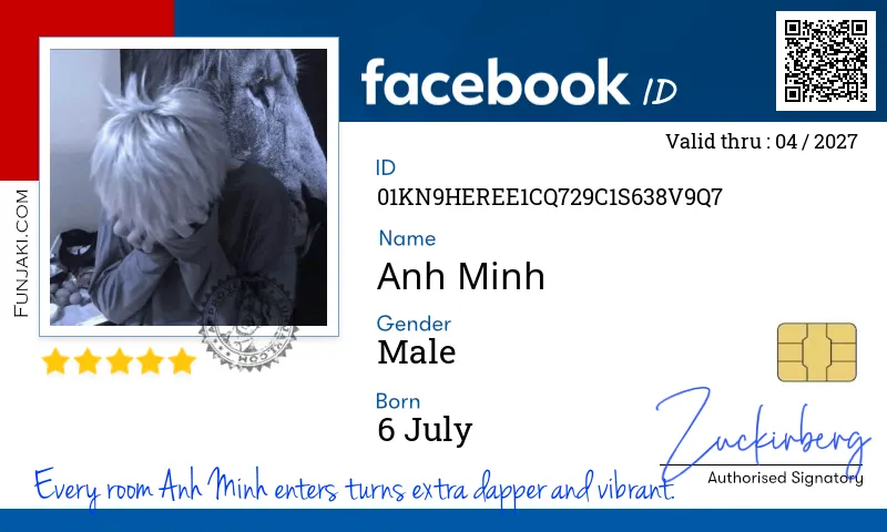 Facebook ID Card