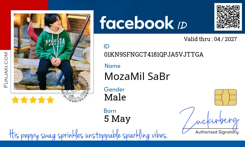 Facebook ID Card