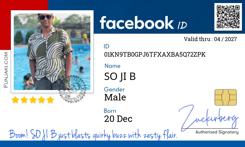 Facebook ID Card