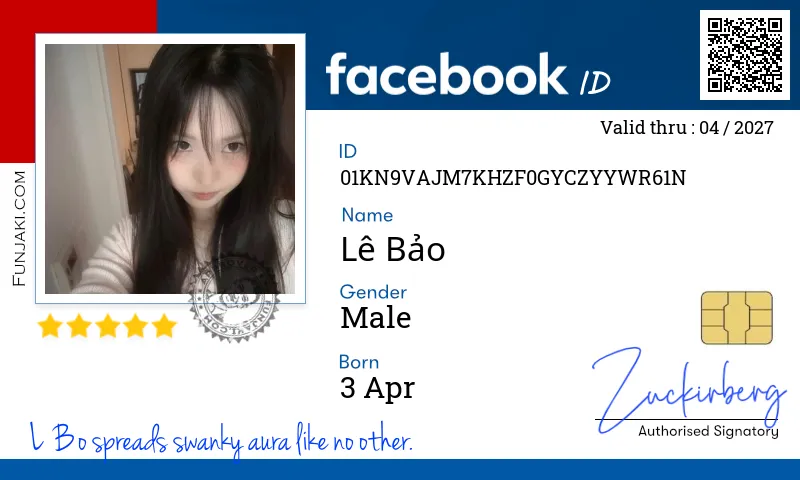 Facebook ID Card