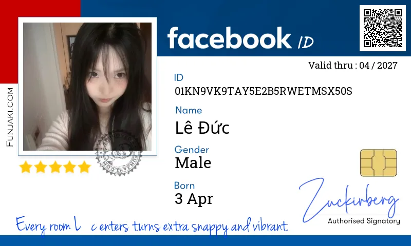 Facebook ID Card