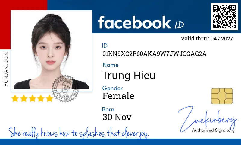 Facebook ID Card