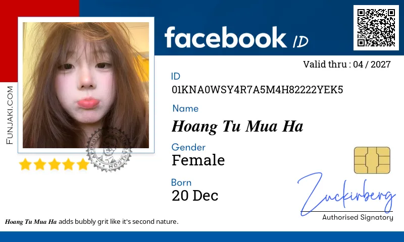 Facebook ID Card