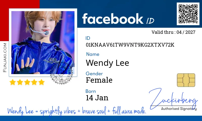 Facebook ID Card