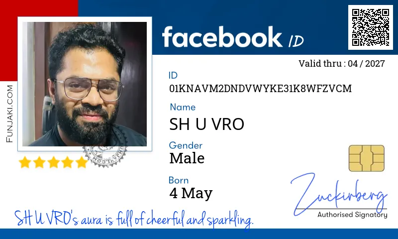Facebook ID Card