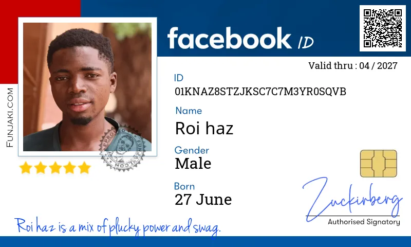 Facebook ID Card