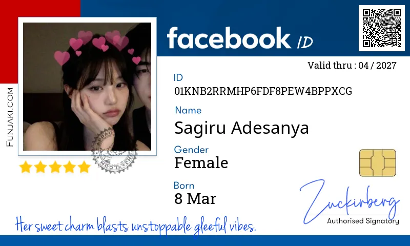 Facebook ID Card