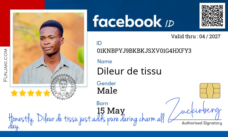 Facebook ID Card