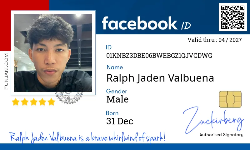 Facebook ID Card