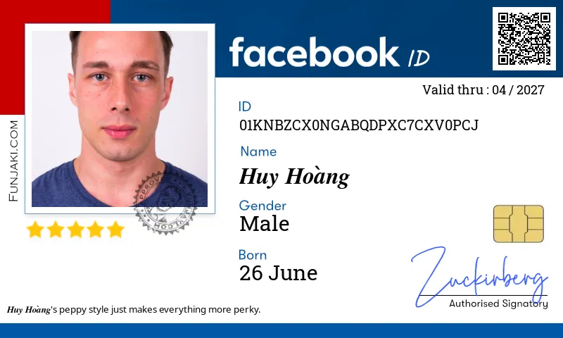 Facebook ID Card