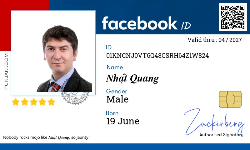 Facebook ID Card
