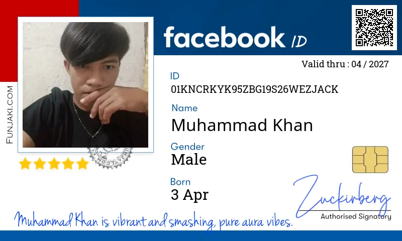 Facebook ID Card
