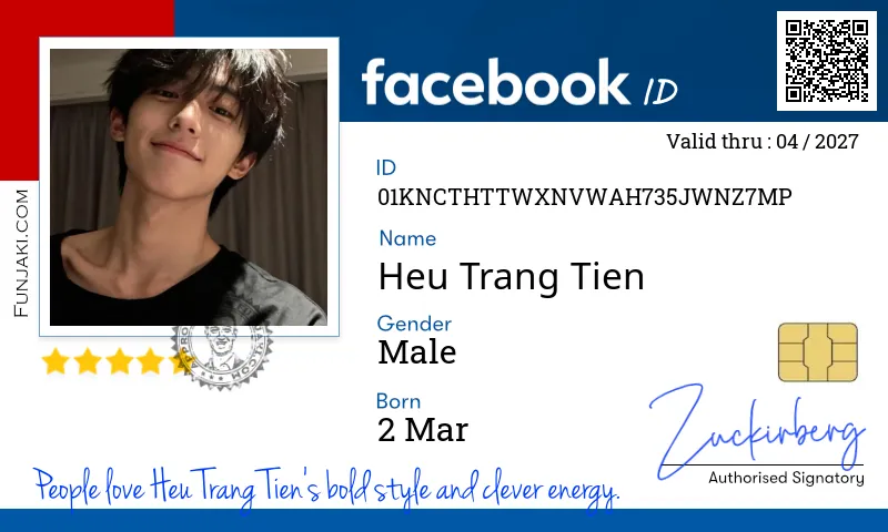 Facebook ID Card