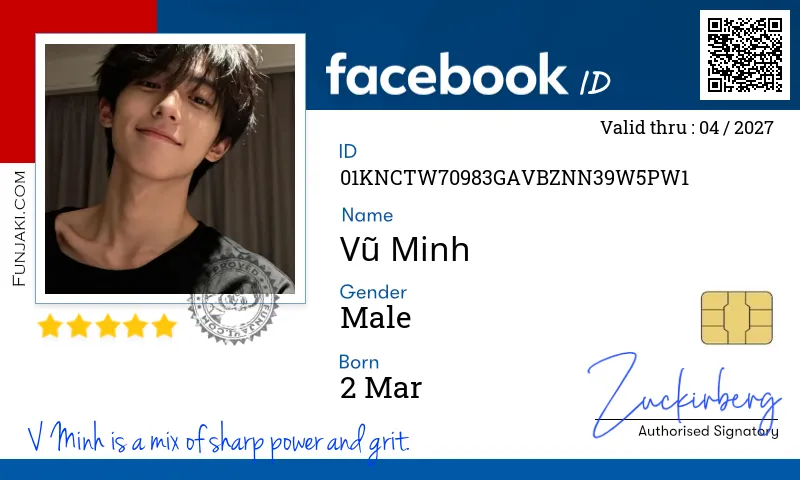 Facebook ID Card