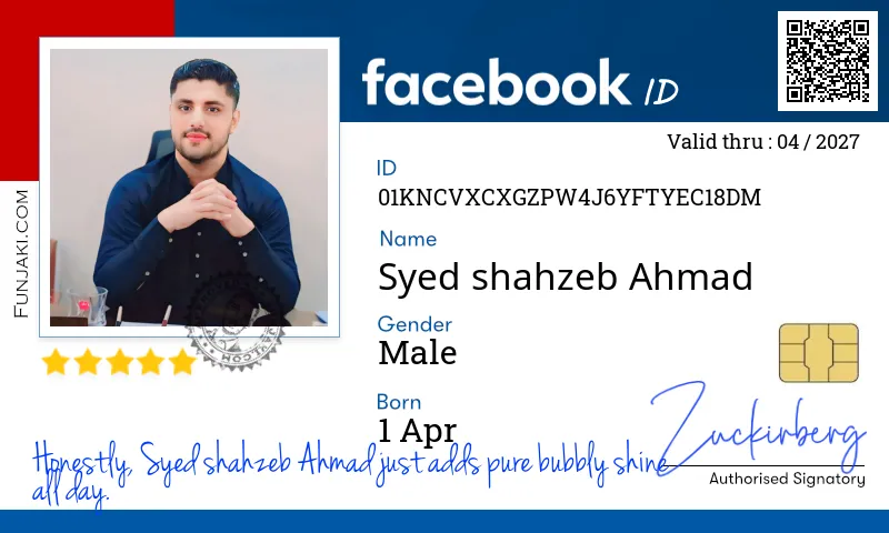 Facebook ID Card