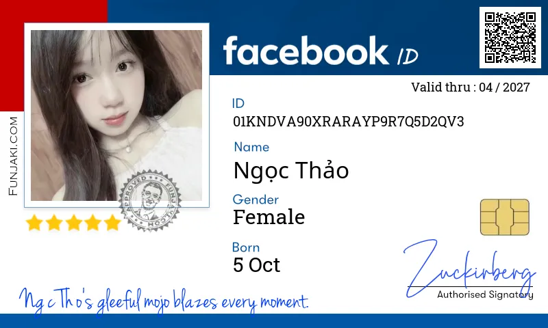 Facebook ID Card