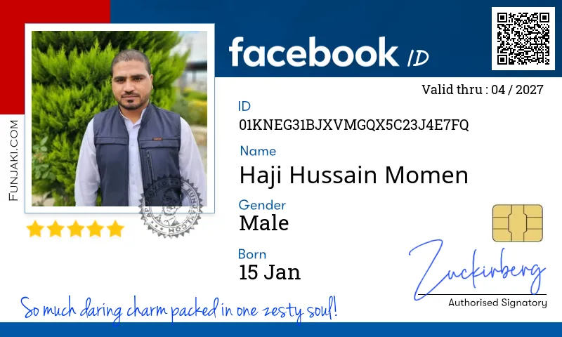 Facebook ID Card